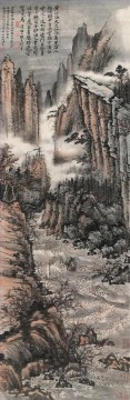 Shitao tide old China ink Oil Paintings